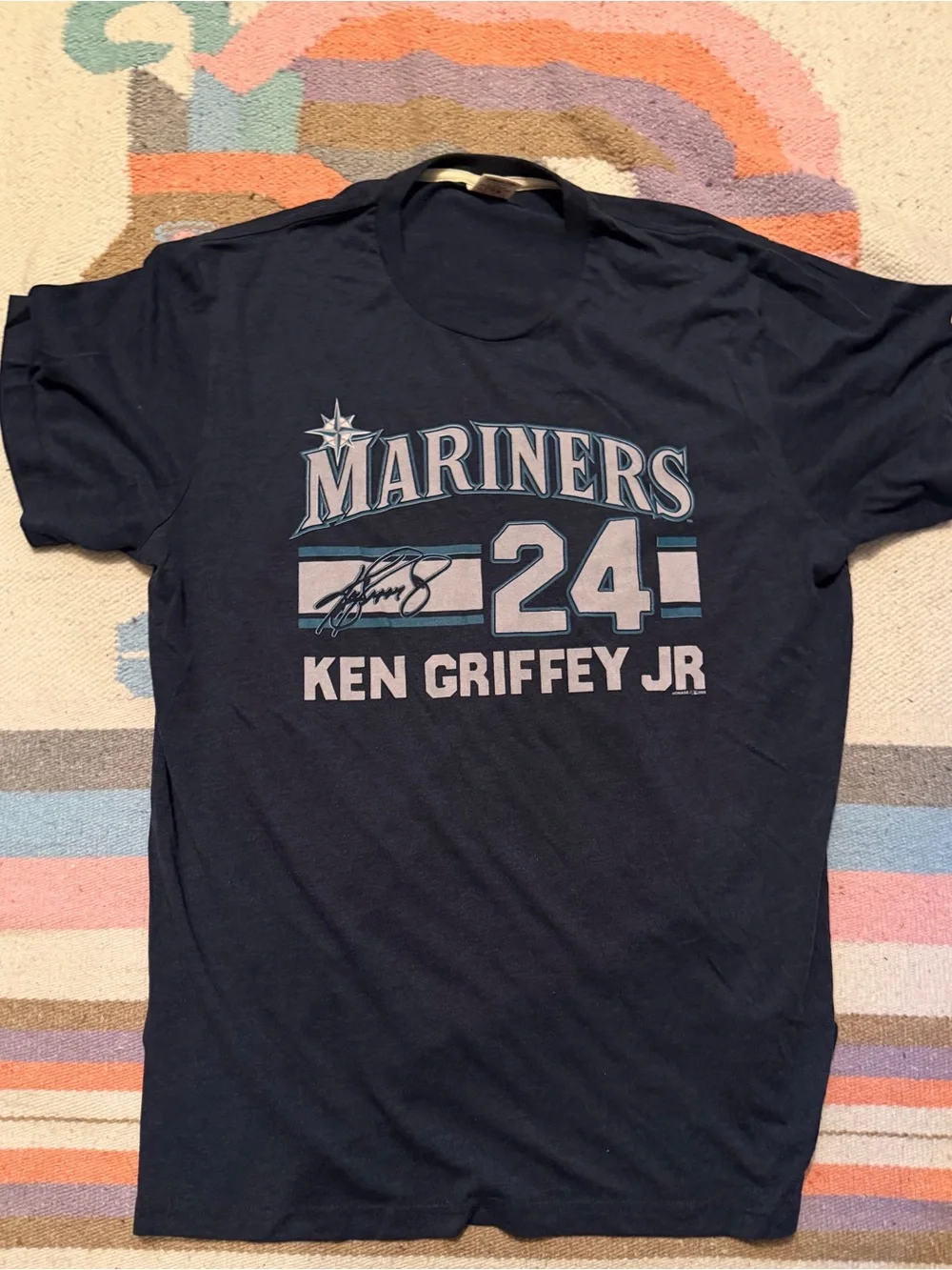 Ken Griffey Jr. Seattle Mariners Homage Remix Jersey Tri-Blend XL T-Shirt - Picture 1 of 5